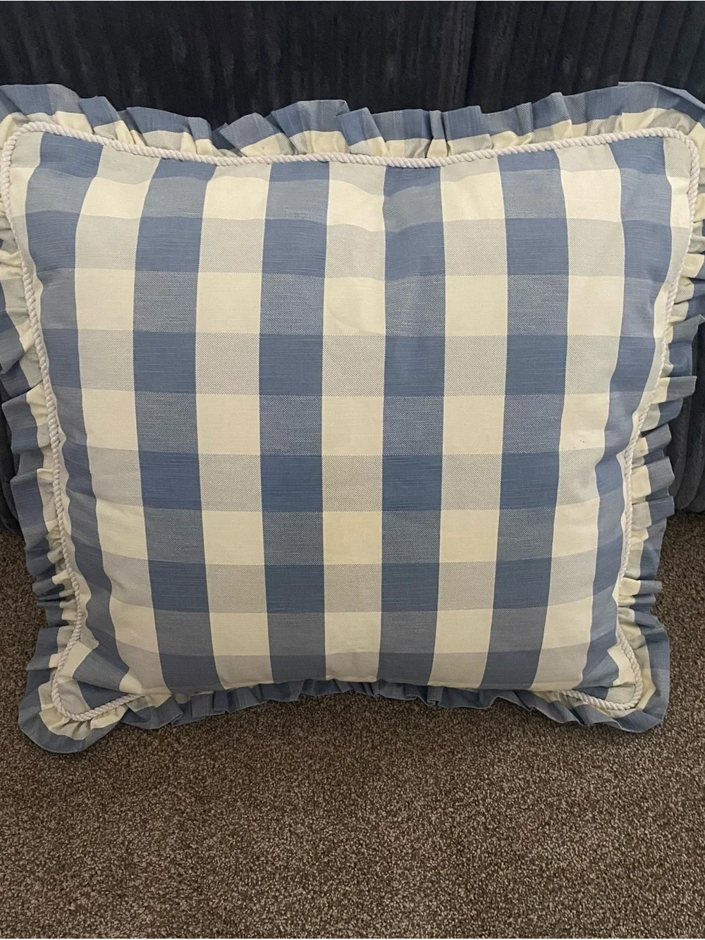 Sherry Kline Checked Country Manor European Shams